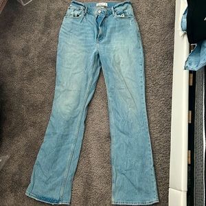 Abercrombie & Fitch The 70s Vintage Flare Ultra High Rise  Curve Love